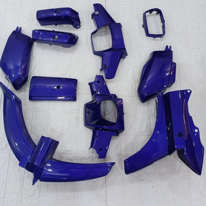 Bộ nhựa dành cho xe Dream  màu Xanh tím II,nhựa nguyên sinh ABS