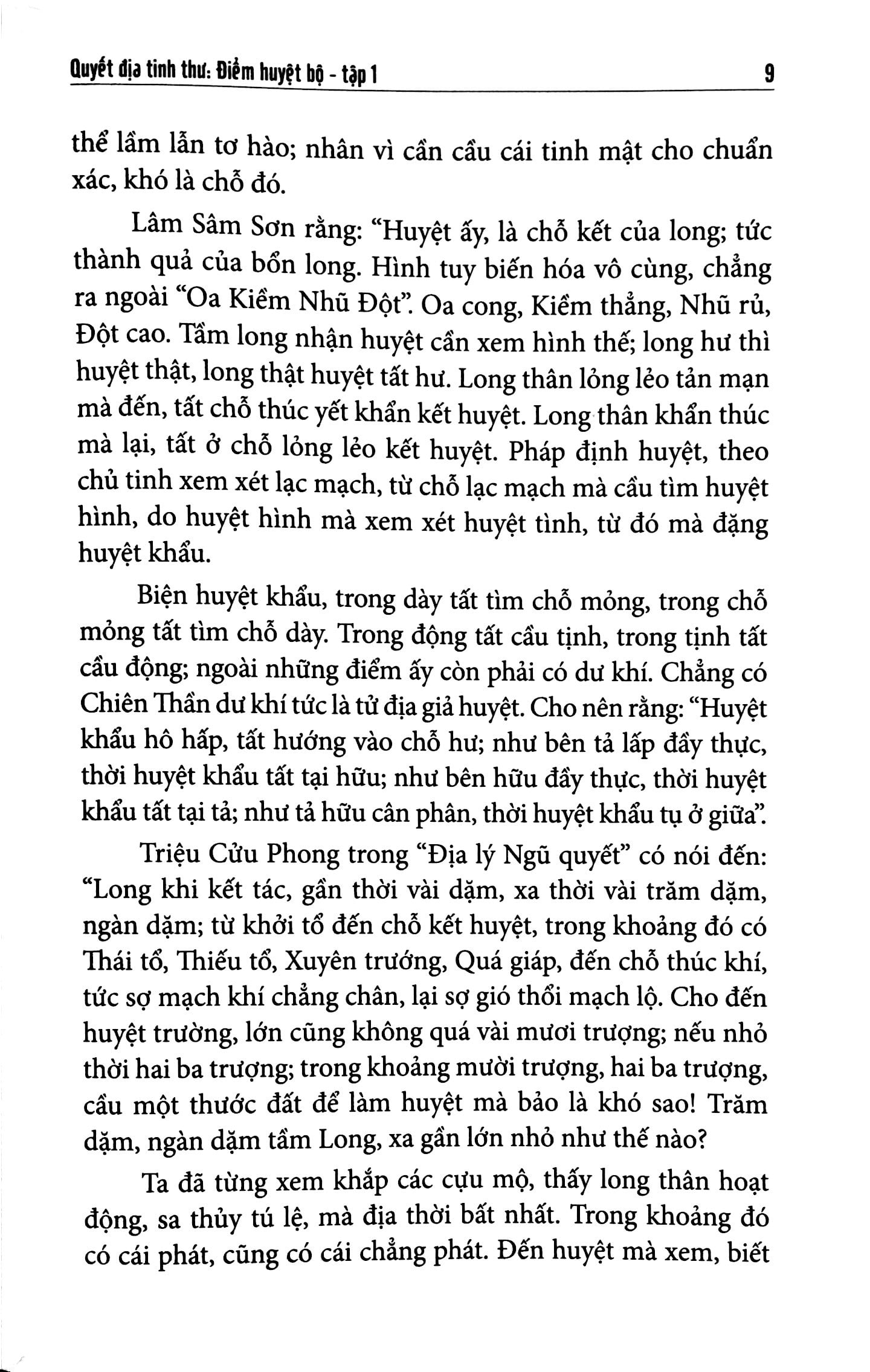 Quyết Địa Tinh Thư Điểm Huyệt Bộ - Tổng Hợp Tinh Hoa Địa Lý Phong Thủy Trân Tàng Bí Ẩn (Tập 1) - Võ Văn Ba (Tuệ Minh)