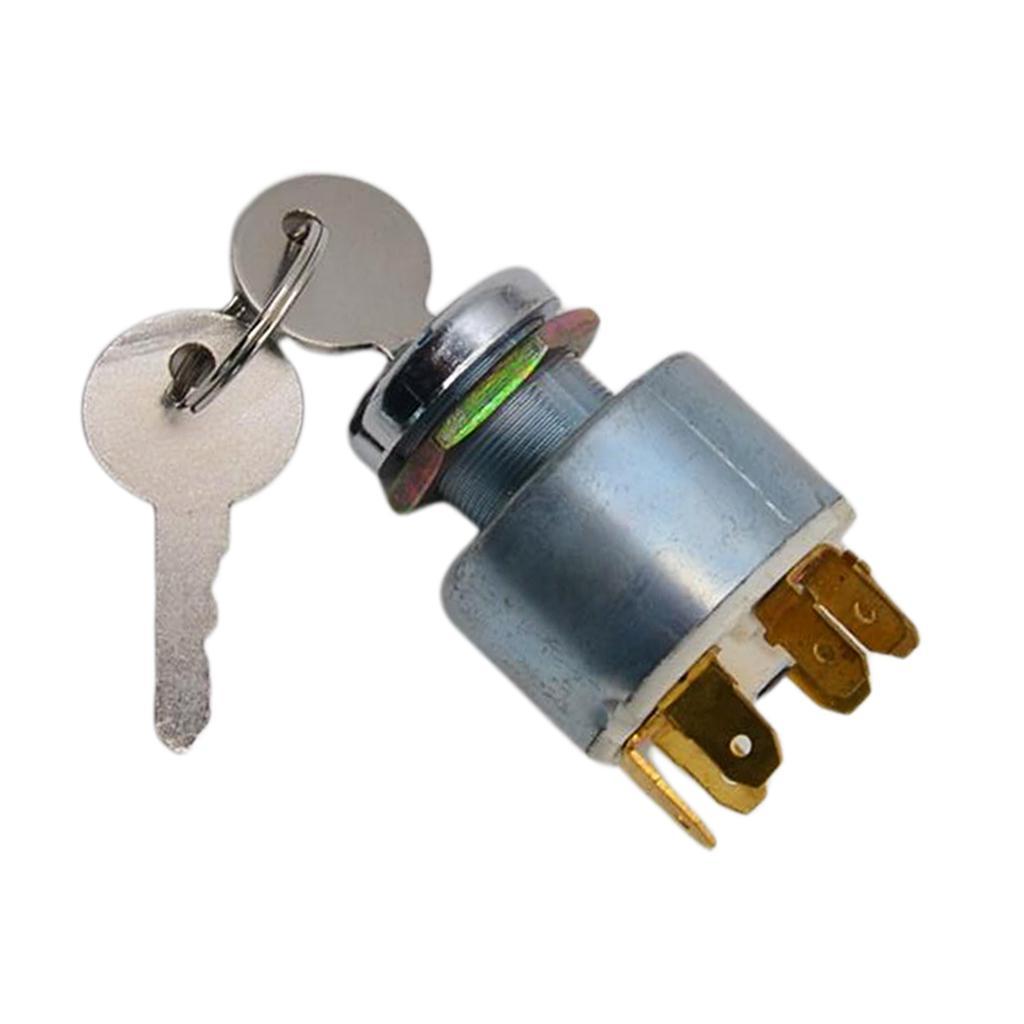 Universal Ignition Barrel Key Switch Waterproof Keys Car   12v