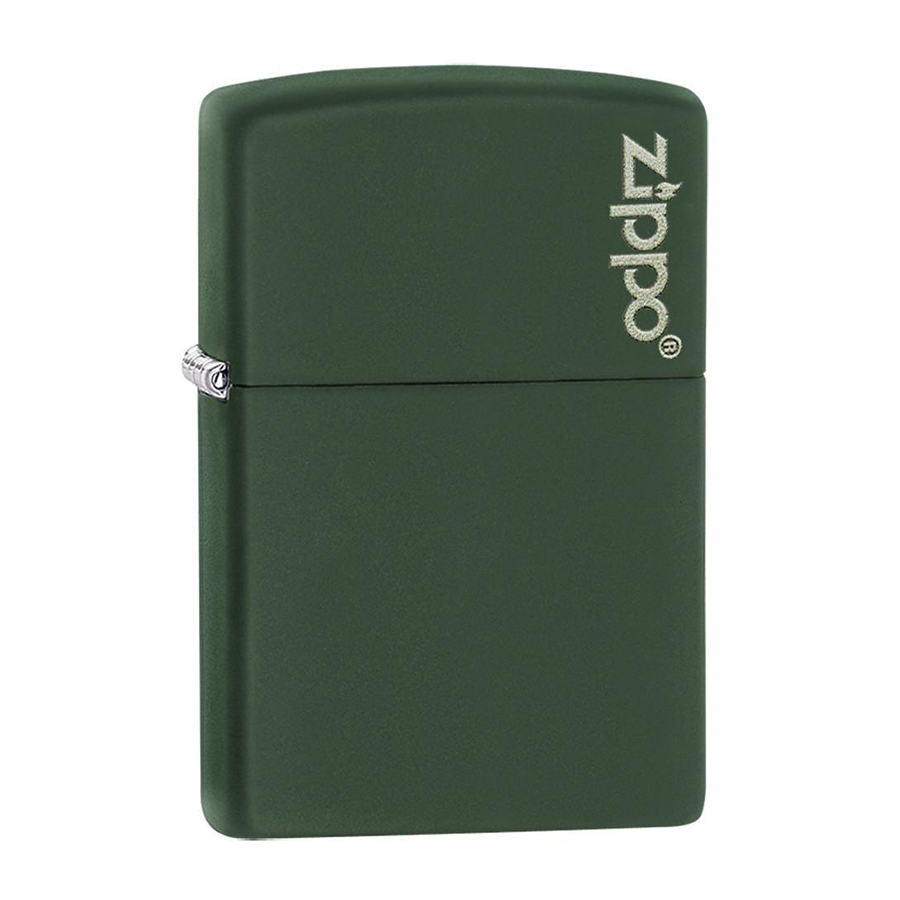 Bật Lửa Zippo 221zl Green Matte With Bật Lửa Zippo Logo