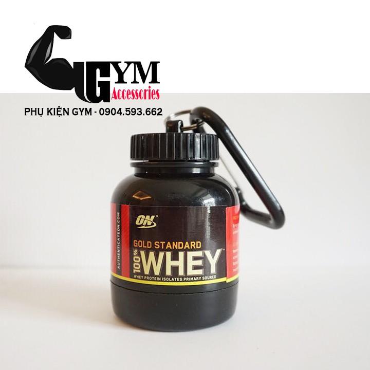 Hộp đựng whey, mass, bcaa Ishake Protein Funnel ON Gold Standard