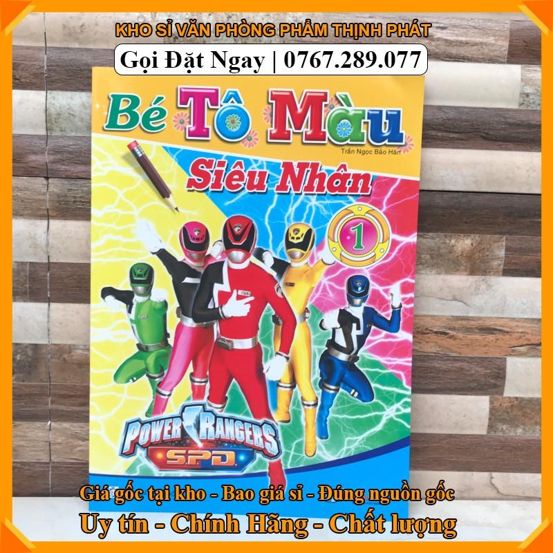 TẬP TÔ MÀU SIÊU NHÂN
