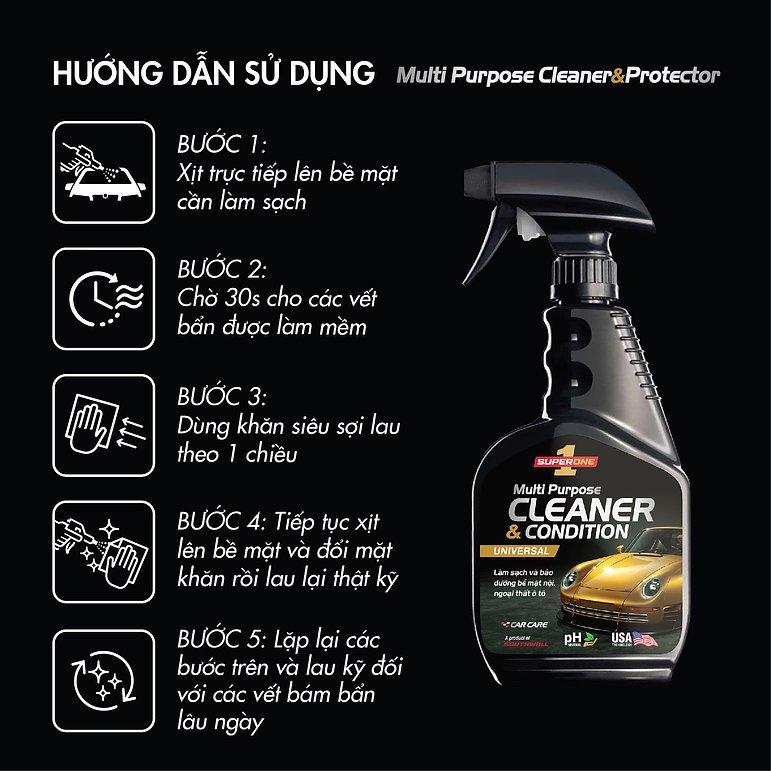 Dung Dịch Làm Sạch Và Bảo Dưỡng Đa Năng SUPERONE Multi Purpose Cleaner &amp; Condition - Universal SOUTHWALL A304