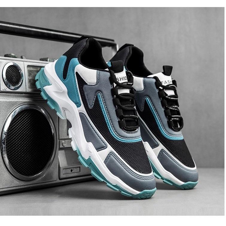 Giày Sneakers Nam -Trẻ Trung S0100 Đế Màu kết hợp tăng chiều cao