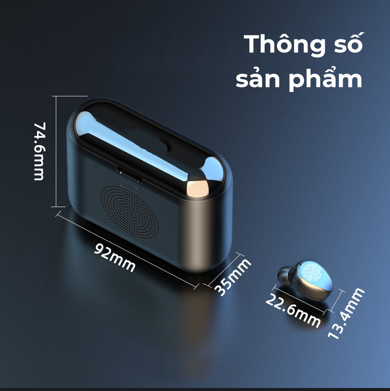 Tai nghe không dây F9 V5.0 KIÊM LOA DI ĐỘNG Bluetooth và PIN SẠC DỰ PHÒNG 2000mAh, tích hợp giá đỡ điện thoại - Hàng chính hãng