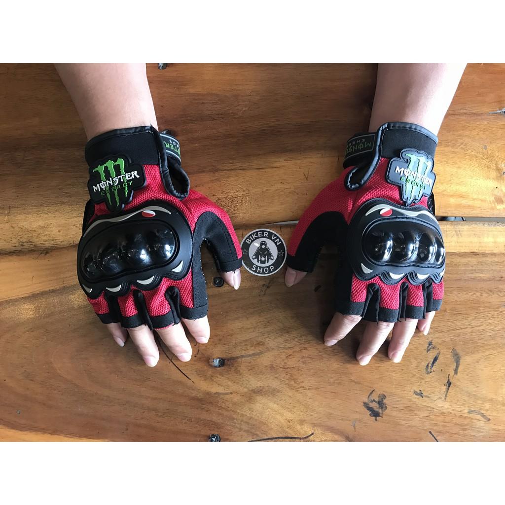 Găng tay Monster ngắn ngón có gù