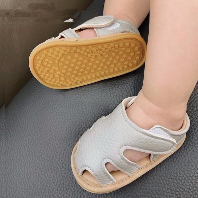 Giày sandal tập đi cho bé cao cấp đế cao su chống trơn trượt dễ thương cho bé