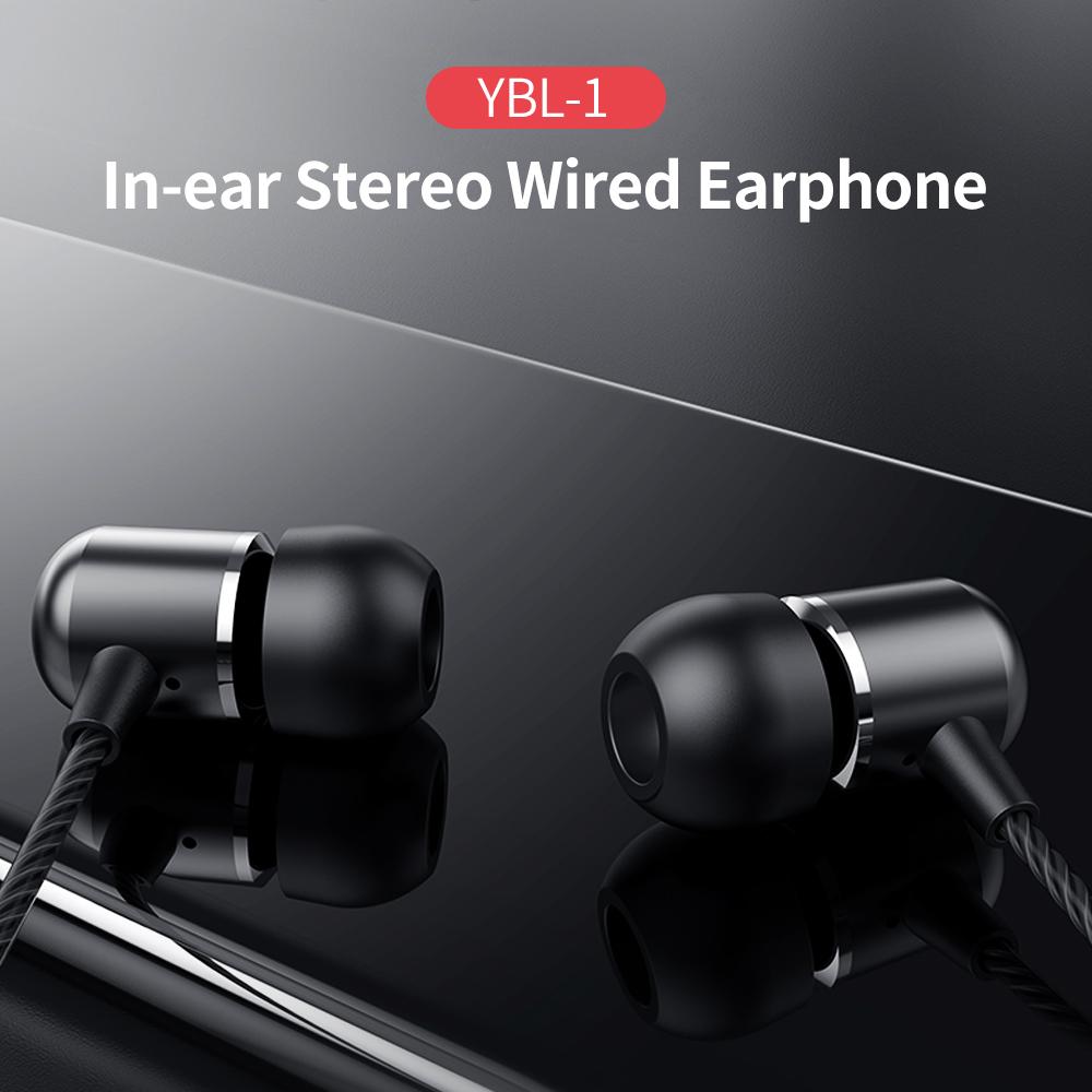Tai nghe Yoobao có dây 3.5mm với Mic khử tiếng ồn,chất lượng âm thanh HiFi