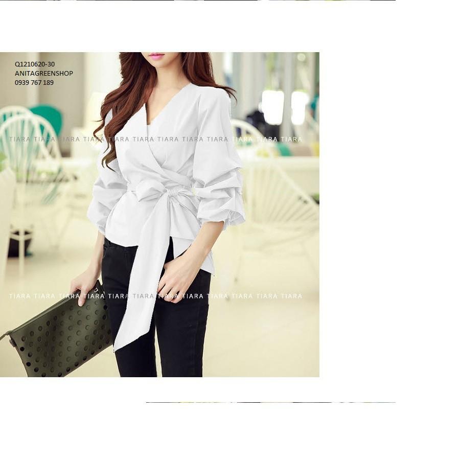 Q1210620 ÁO SATIN NỮ DÀI TAY