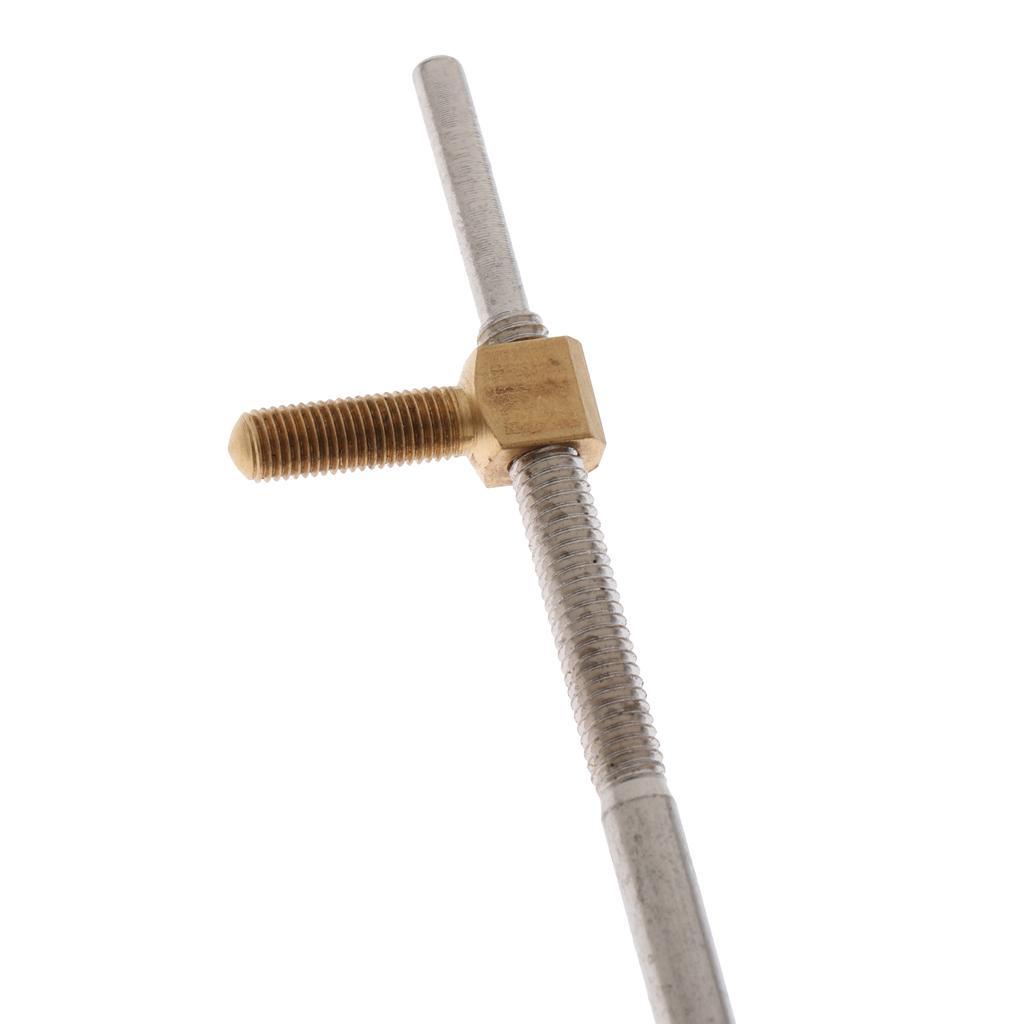 Metal Replacement Bow Frog Mount Screw for French Double Bass Accessory