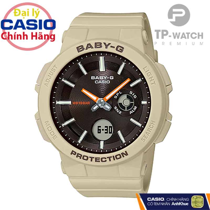 Đồng Hồ Nữ Dây Nhựa Casio Baby-G BGA-255-5ADR Chính Hãng - BGA-255-5A