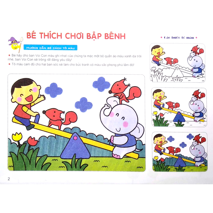 Màu Đỏ - Bé Tập Tô Màu