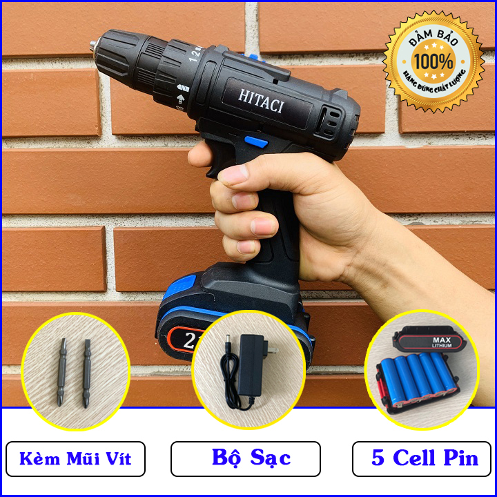 Khoan Pin 28v Tặng 2 Mũi Bắt Vít - Khoan Pin 28V