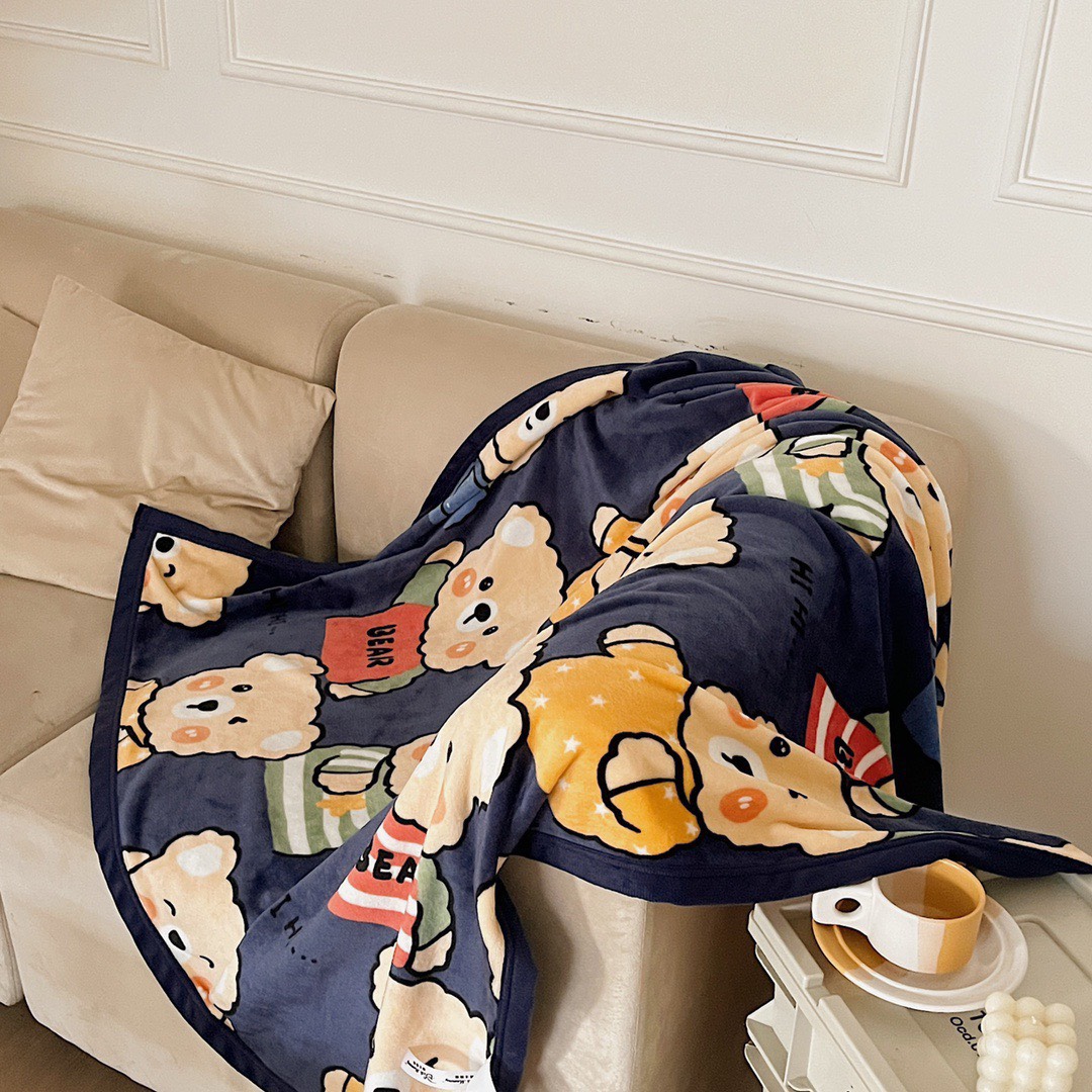 Chăn tuyết một lớp LIDACOcho bé đi mẫu giáo kích thước 120 x 150cm