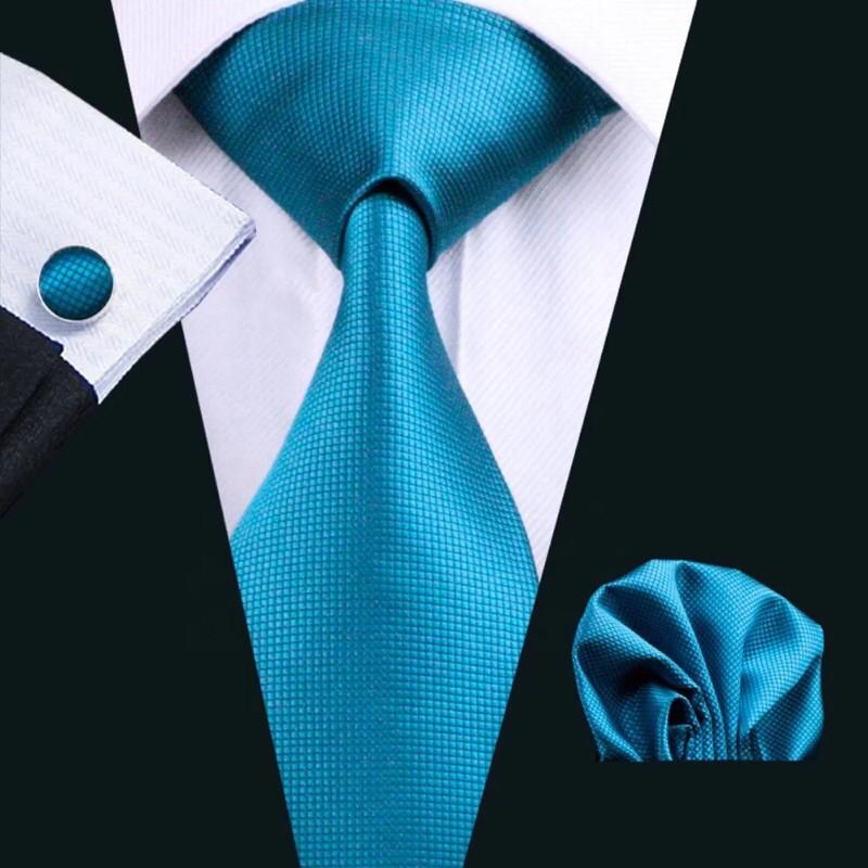 Cravat nam lụa trơn cao cấp bản 6cm