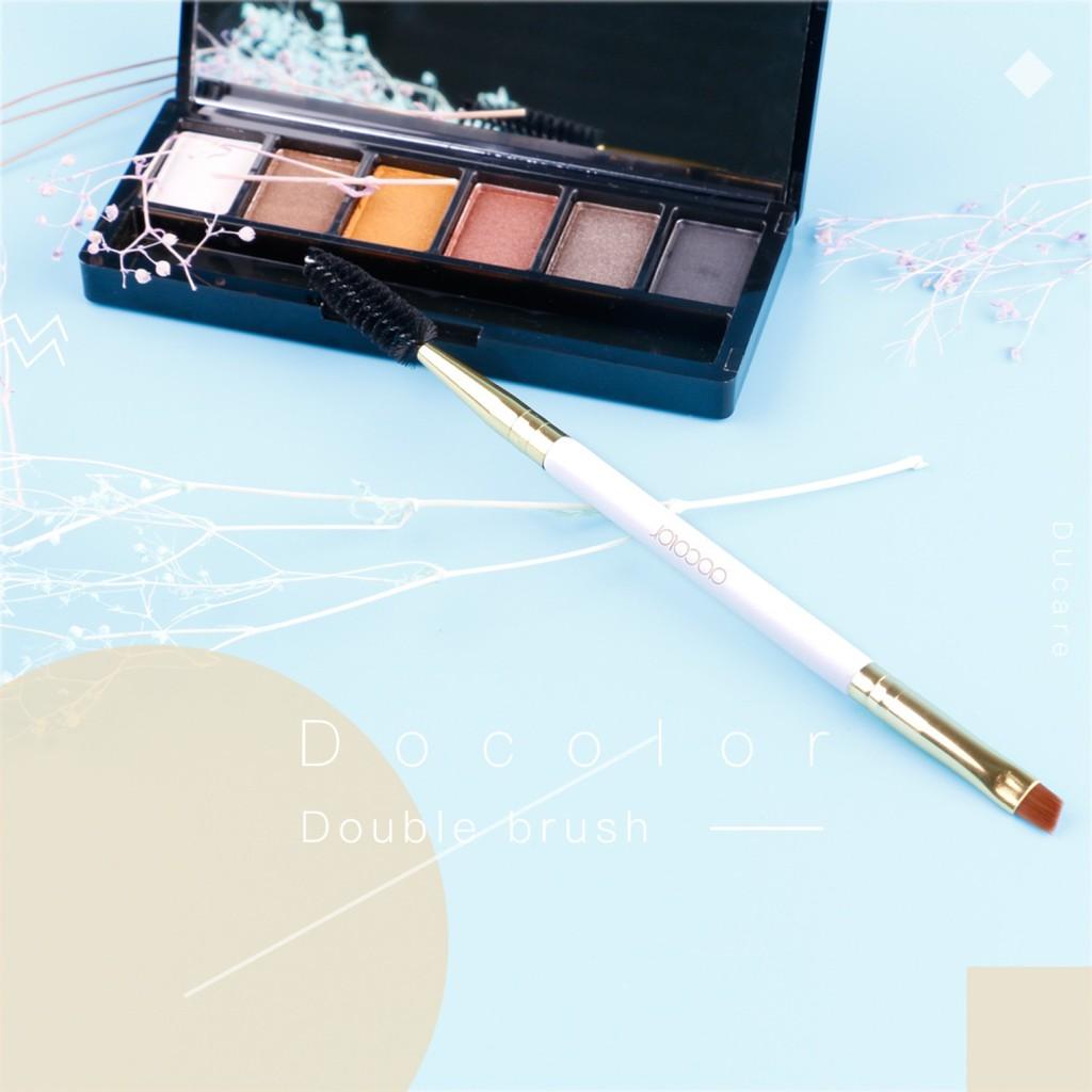 Cọ vẻ chân mày cao cấp 2 đầu Docolor Angled Eye Brow Brush