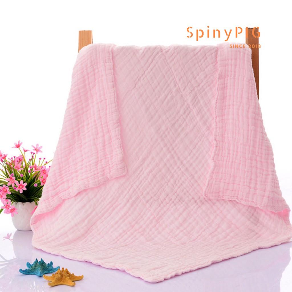 Khăn xô tắm cho bé 6 lớp 110x110cm 100% cotton đa năng siêu mềm &amp; siêu thấm 5 màu