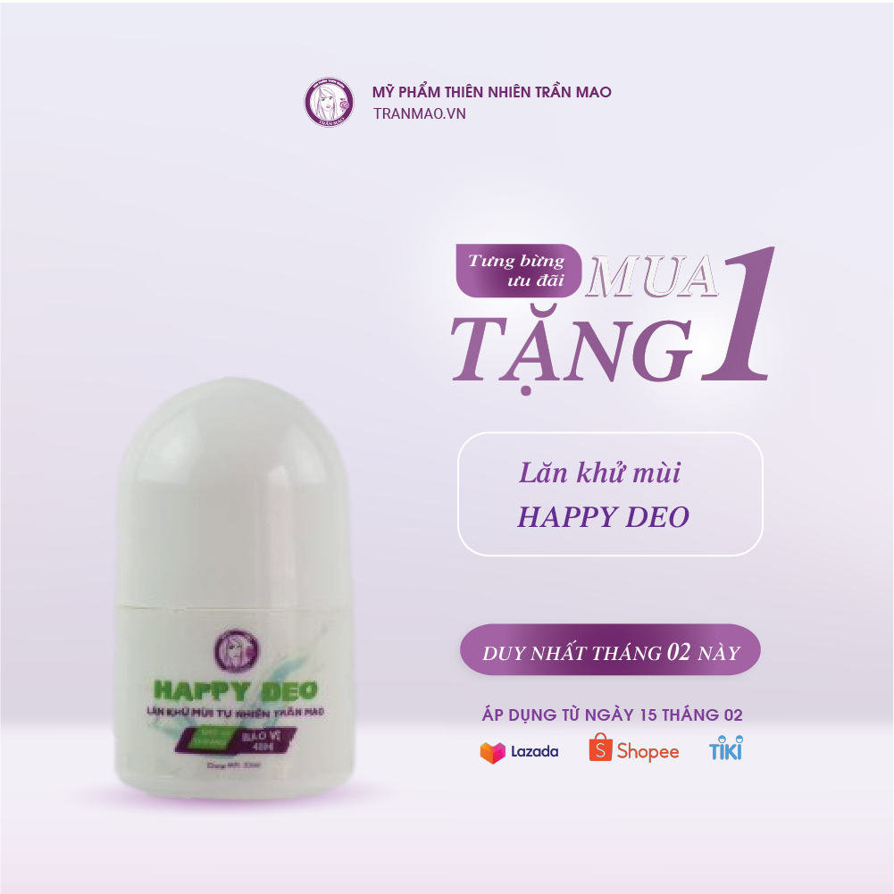 Lăn Khử Mùi Happy Deo