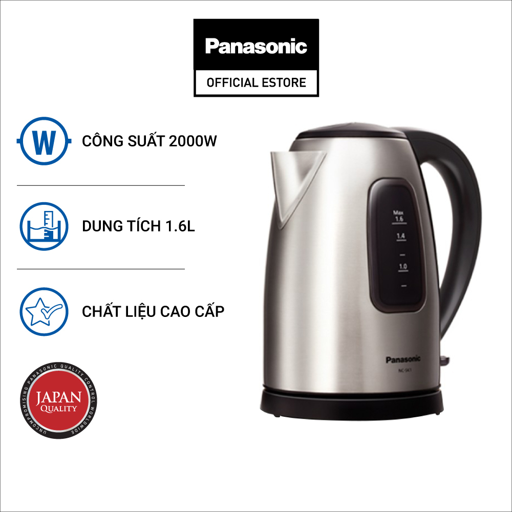 Bình Siêu Tốc Panasonic 1.6 Lít NC-SK1BRA - Hàng Chính Hãng