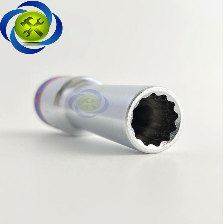 Tuýp KINGTONY 1/2  inch 12 cạnh màu trắng dài 77MM  4230