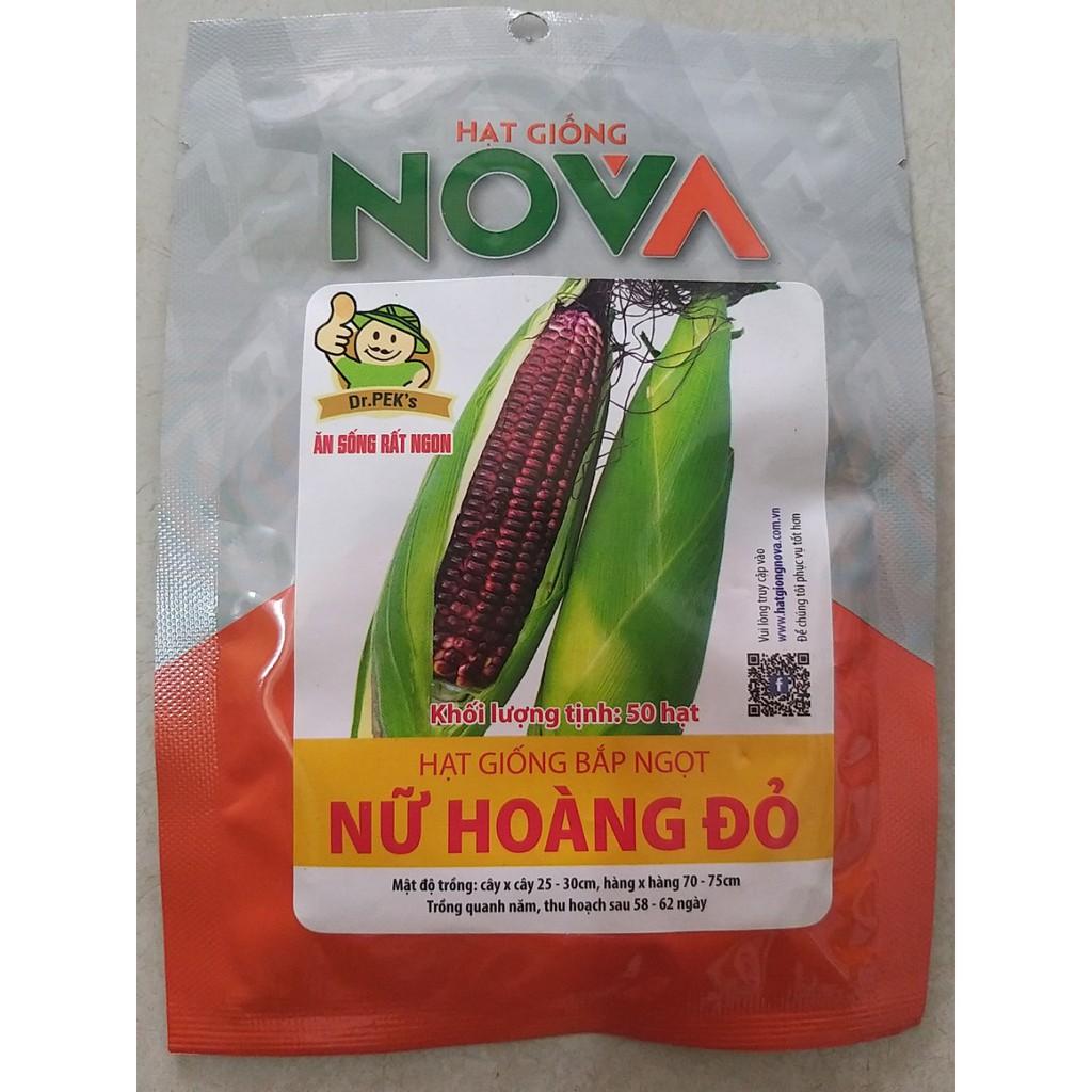 Hạt giống bắp ngọt Nữ hoàng  đỏ gói 50 hạt