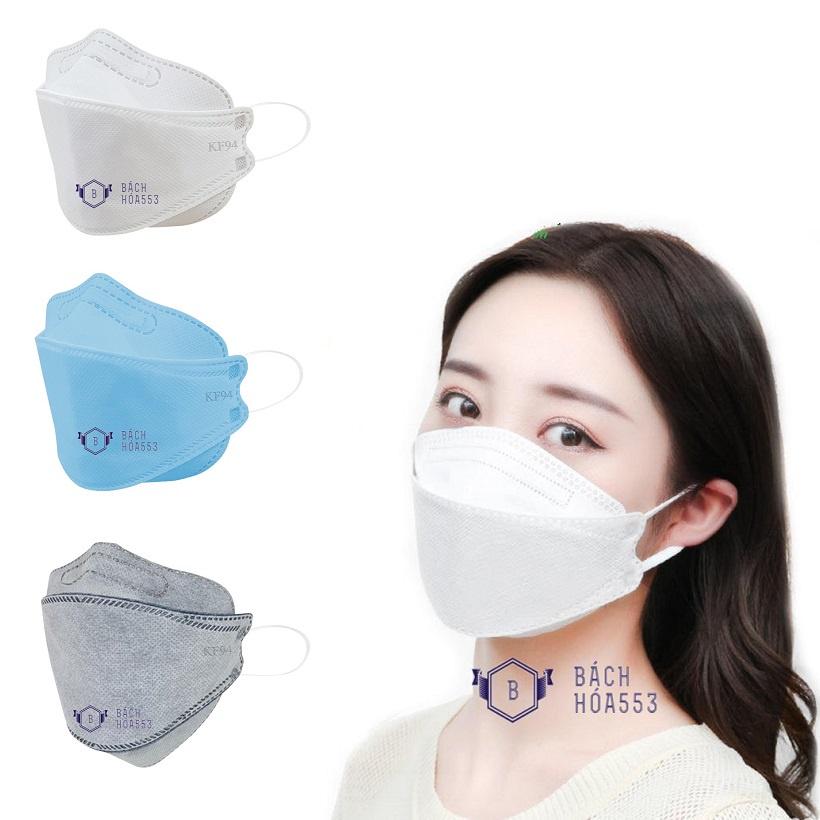 Set 10 khẩu trang y tế 4D KF94 phong cách Hàn Quốc (4 lớp hàng xuất Hàn Quốc