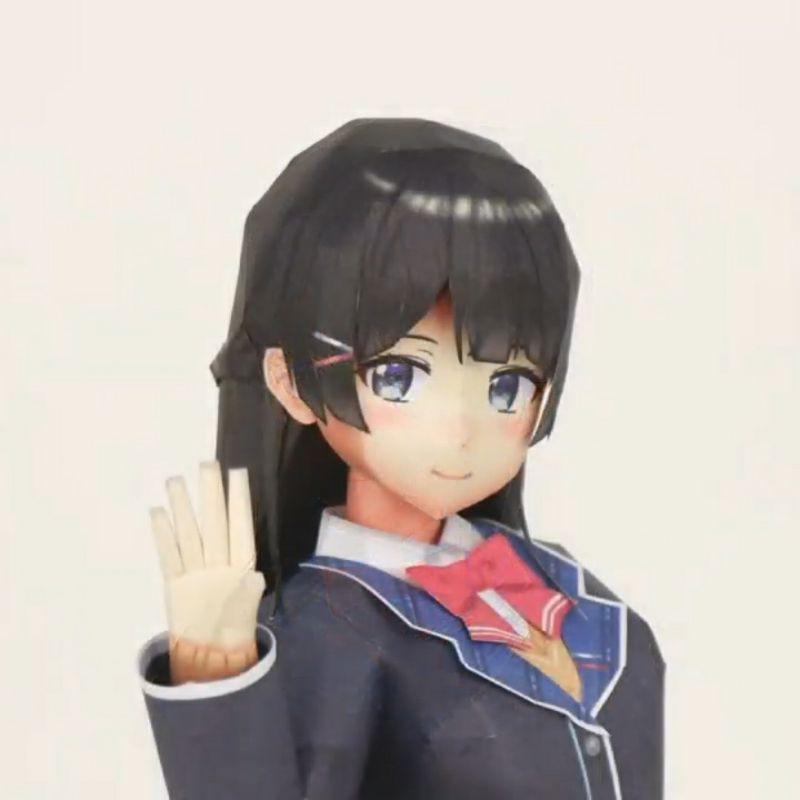 Mô hình giấy anime girl [Japanese Virtual youtuber] VTuber Tsukino Mito