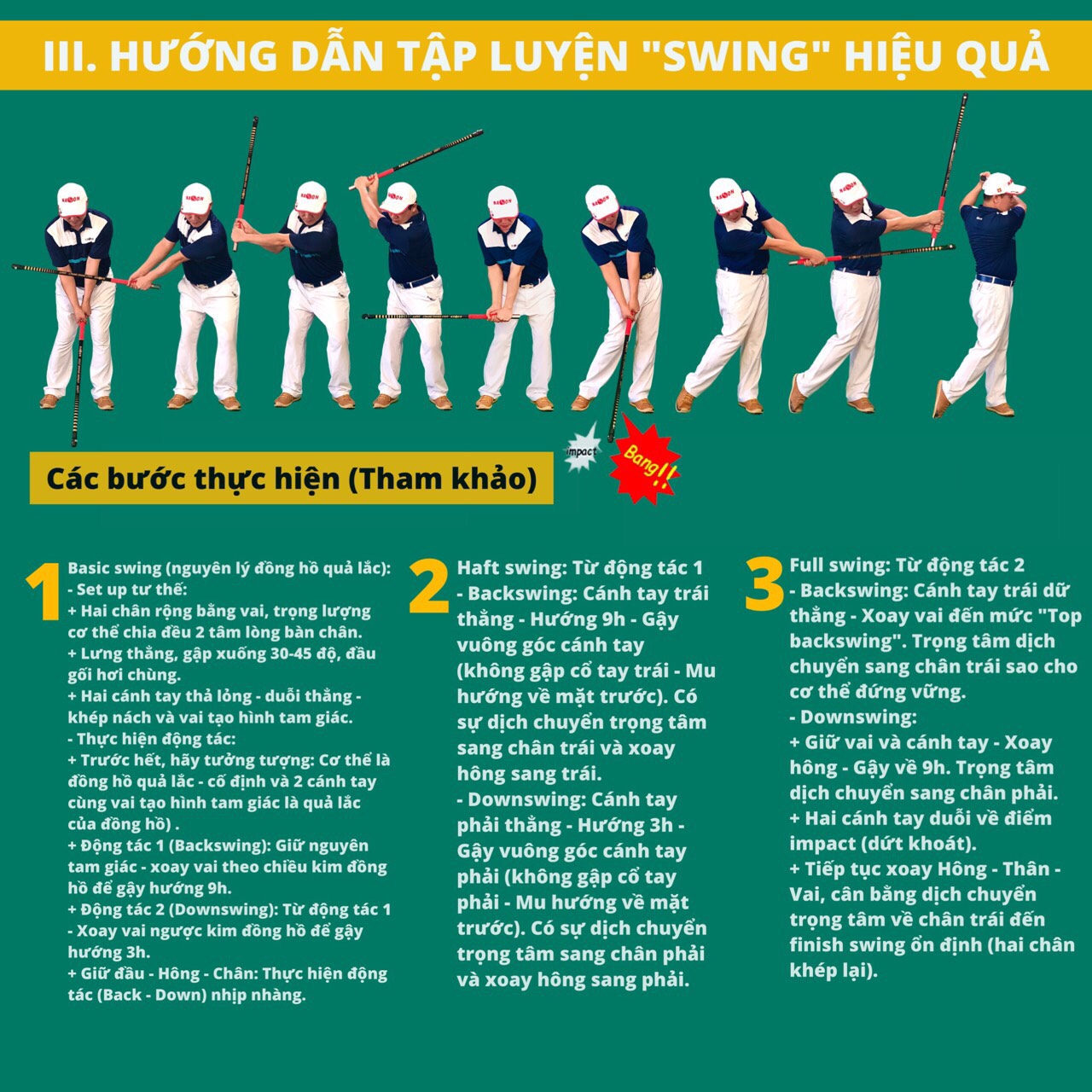 GOLF SWING IMPACT FULCRUM TEACHING - Phiên bản Chuyên nghiệp