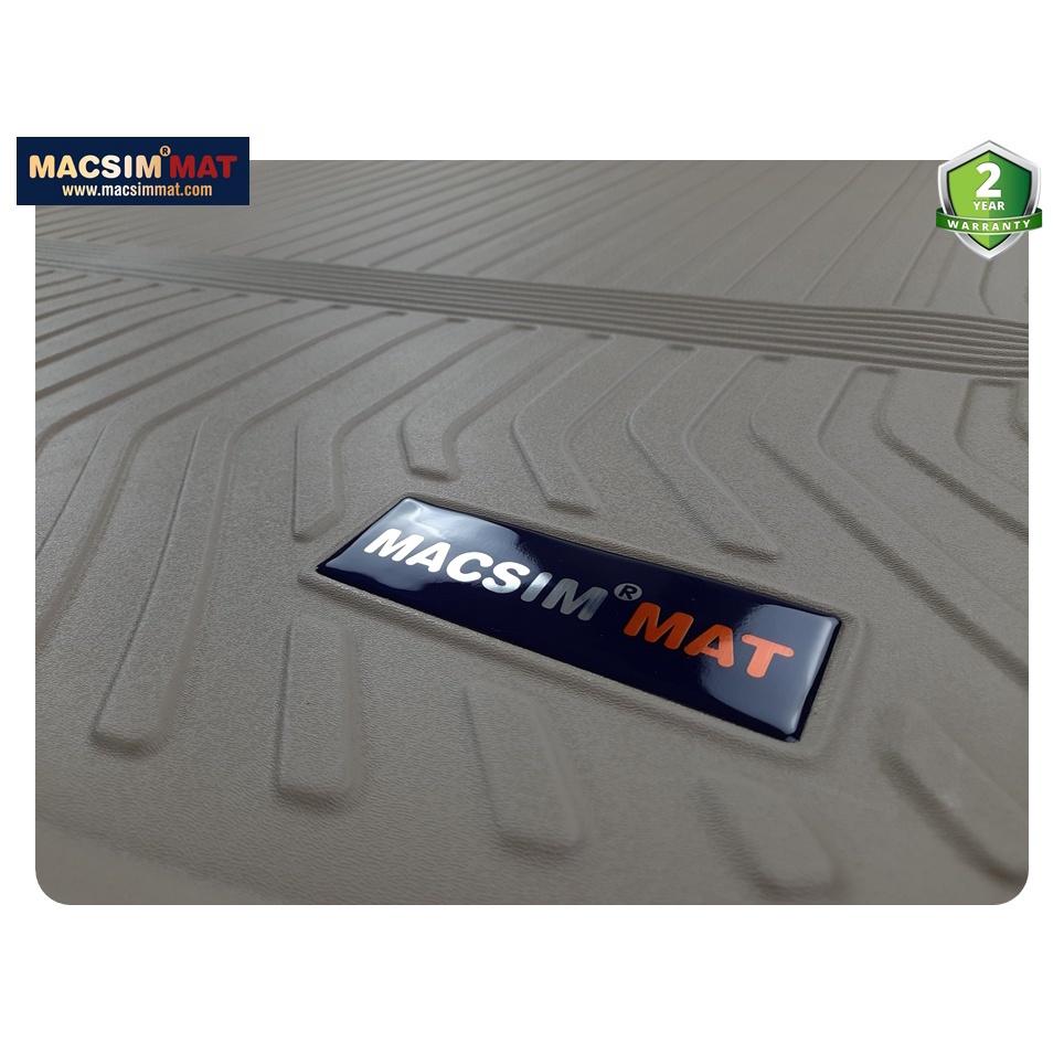 Thảm lót cốp Hyundai Santafe DM 7 chỗ 2016-đến nay nhãn hiệu Macsim chất liệu TPV cao cấp màu đen