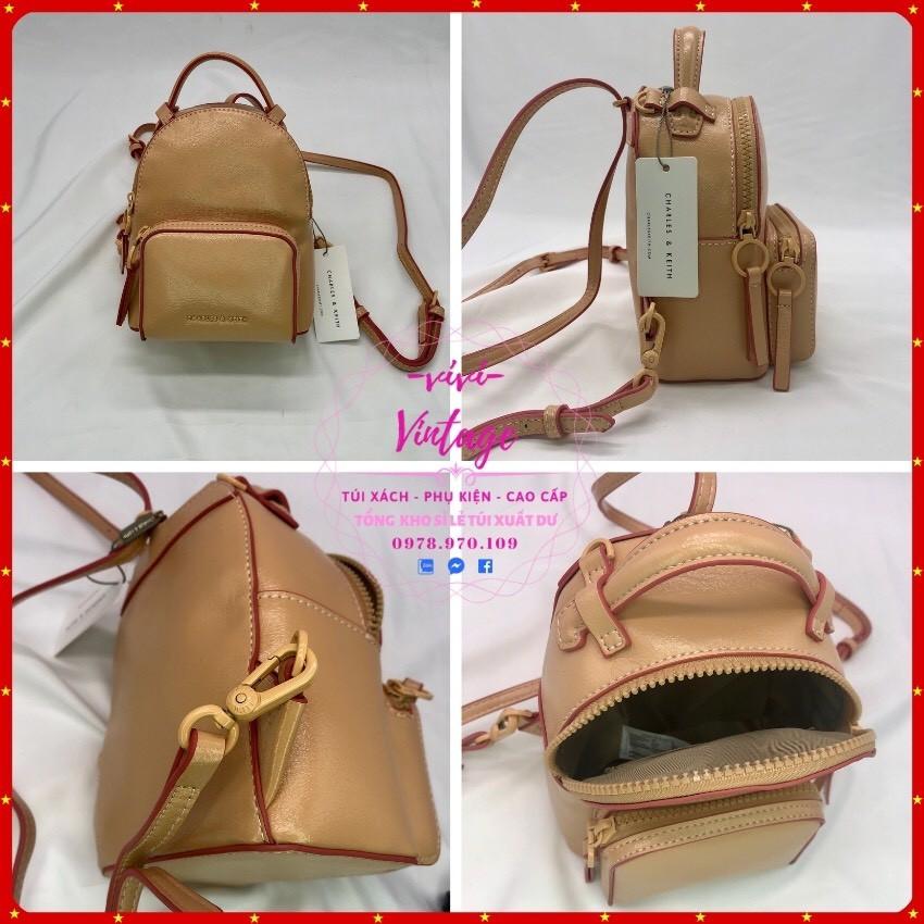 Tặng Túi Vải Balo Cnk Mini Siêu Xinh Xuất Dư , Có Thể Đeo Chéo , Ảnh Video Thật , Ba Lô Nữ Thời Trang Ulzzang