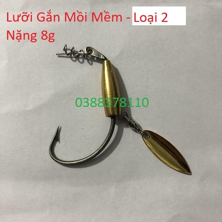 Lưỡi Gắn Mồi Lưỡi Gắn Mồi Mềm - Loại 2