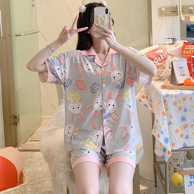 Pijama Nữ - Bộ Mặc Nhà, Mặc Ngủ Tay Cộc Quần Ngắn Họa Tiết Hoạt Hình CCCP17