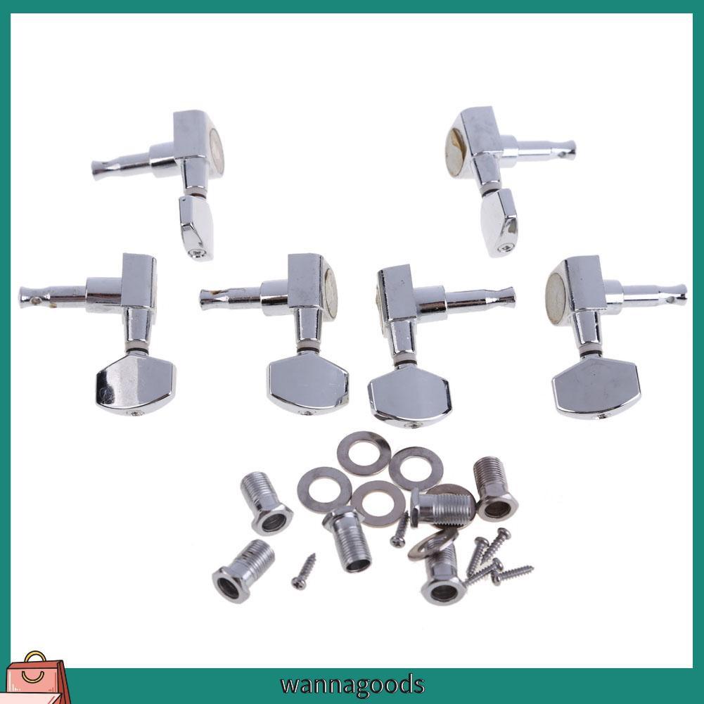 Set 6 Chốt Dây Đàn Guitar Bằng Chrome