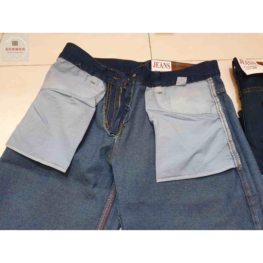 Quần Jean Lửng Nam-Quần Short Jean Nam Cao Cấp SUNMEN-Hàng VNXK 100