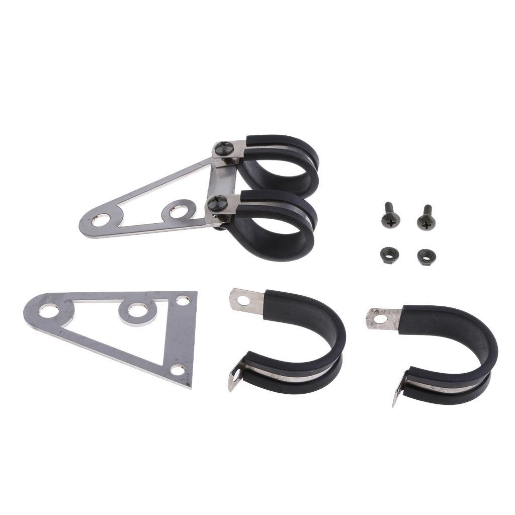 Pair Motorcycle Motorbike Universal Headlight Stealth Mounting Bracket for Chopper Bobber Street Bike Cafe Racer