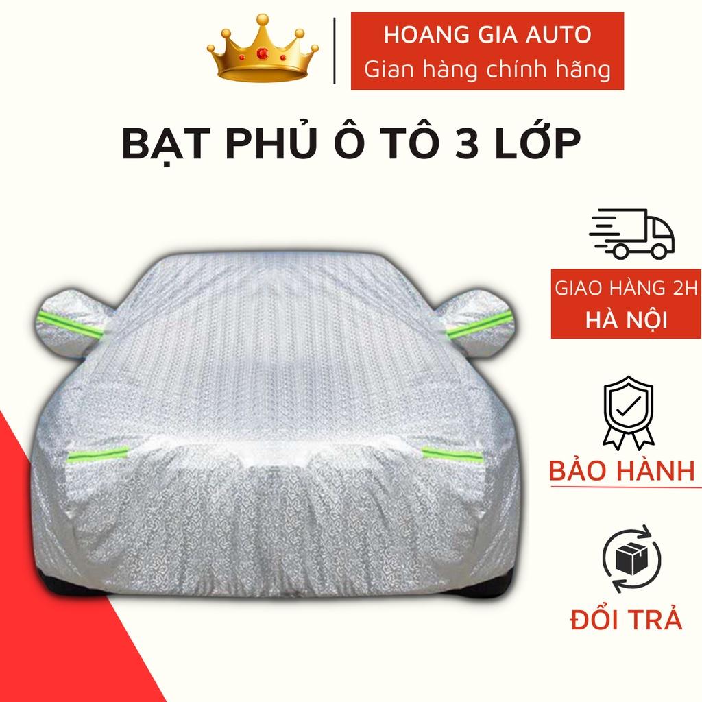 Bạt Phủ Ô Tô - Bạt trùm Xe Ô Tô – Dày 3 Lớp Chống Nắng, Chống Mưa, Chống Cháy, Chống Xước Xe Hơi Chất Lượng Cao Cấp