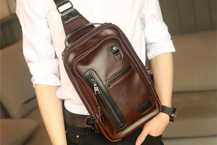 Balo Da Đeo Chéo 1 Quai Cho Nam