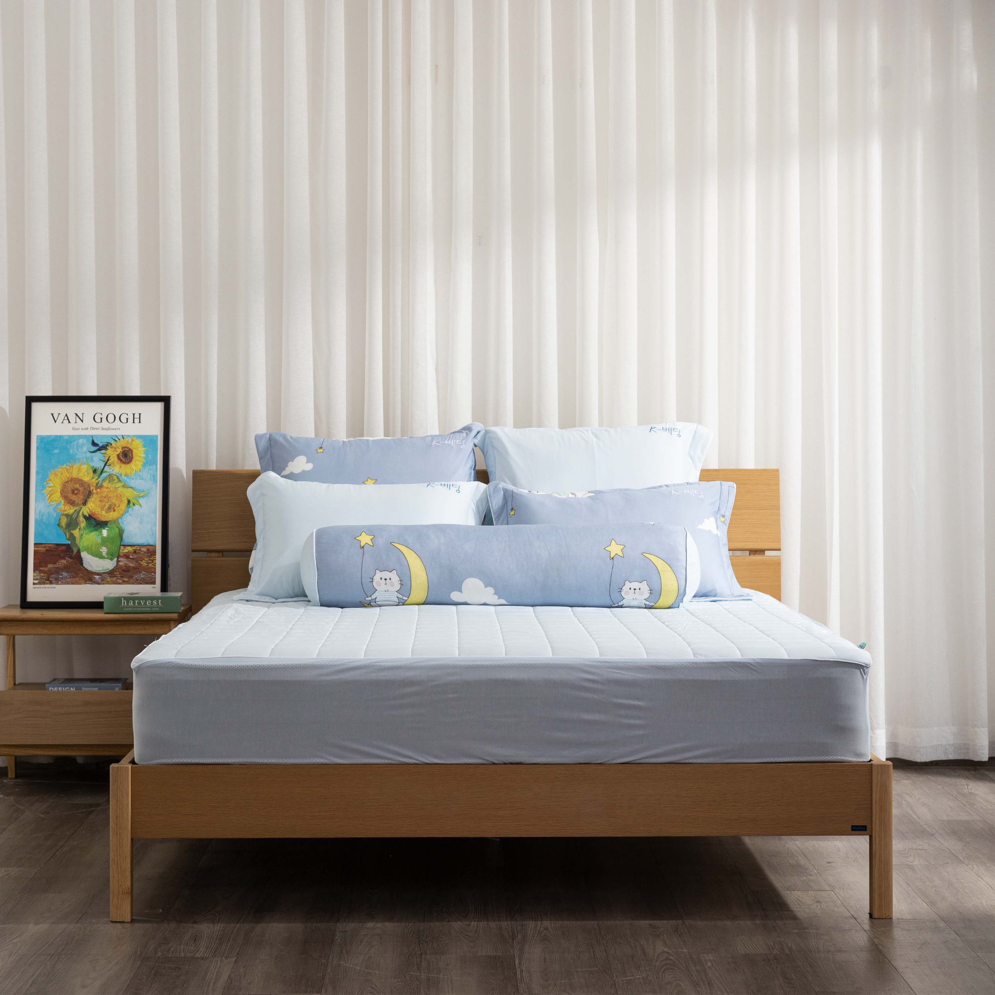 Cặp vỏ gối nằm chần bông K-Bedding by Everon chất vải Cool Flex (thun lạnh) mềm mát KCSP (1 cặp)