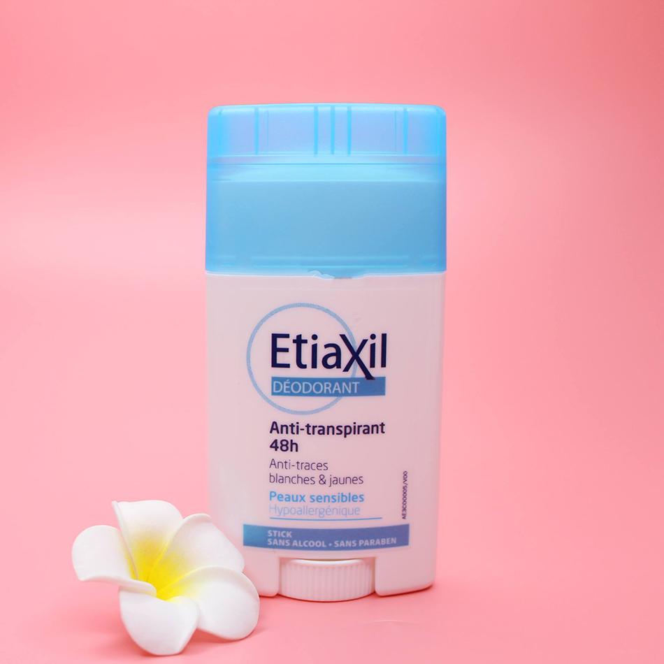 Sáp khử mùi hàng ngày Etiaxil Déodorant Anti-transpiriant 48h Stick 40ml + Tặng 1 Lưới Tạo Bọt Rửa Mặt