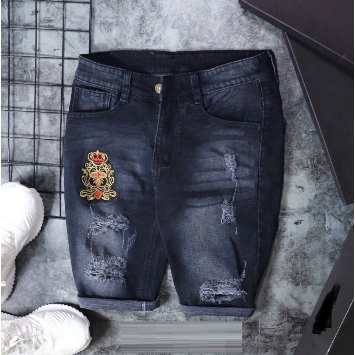 QUẦN SHORT JEAN NAM CAO CẤP Y HÌNH