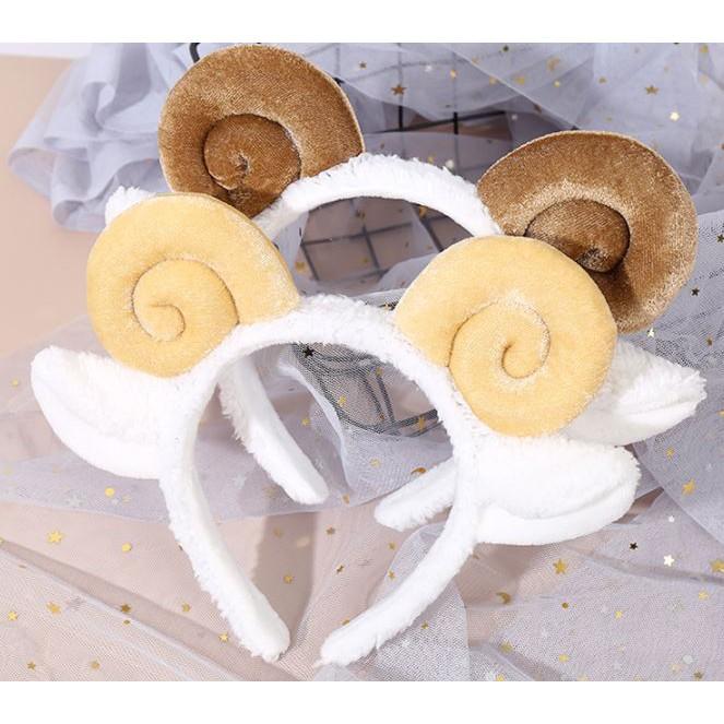 BĂNG ĐÔ BỜM TÓC CAO CẤP SỪNG CỪU DỄ THƯƠNG DIỆU DÀNG Phụ kiện makeup