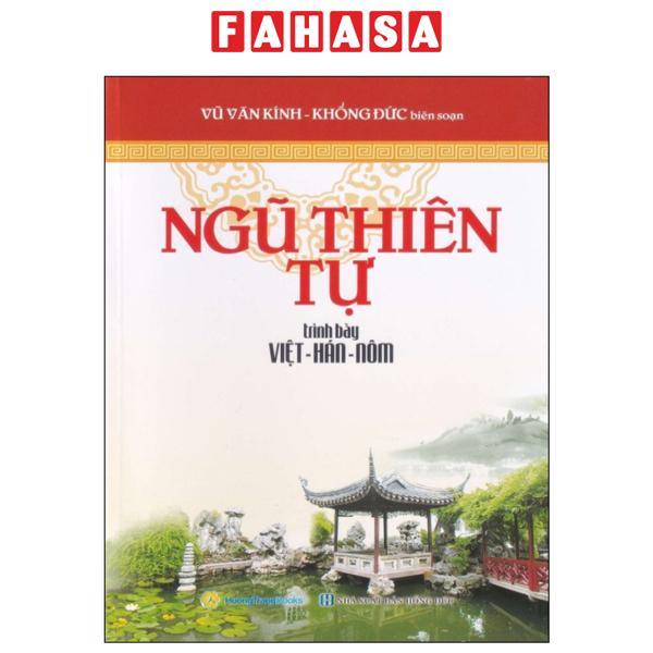 Ngũ Thiên Tự (Trình Bày Việt - Hán - Nôm) (Tái Bản 2024)