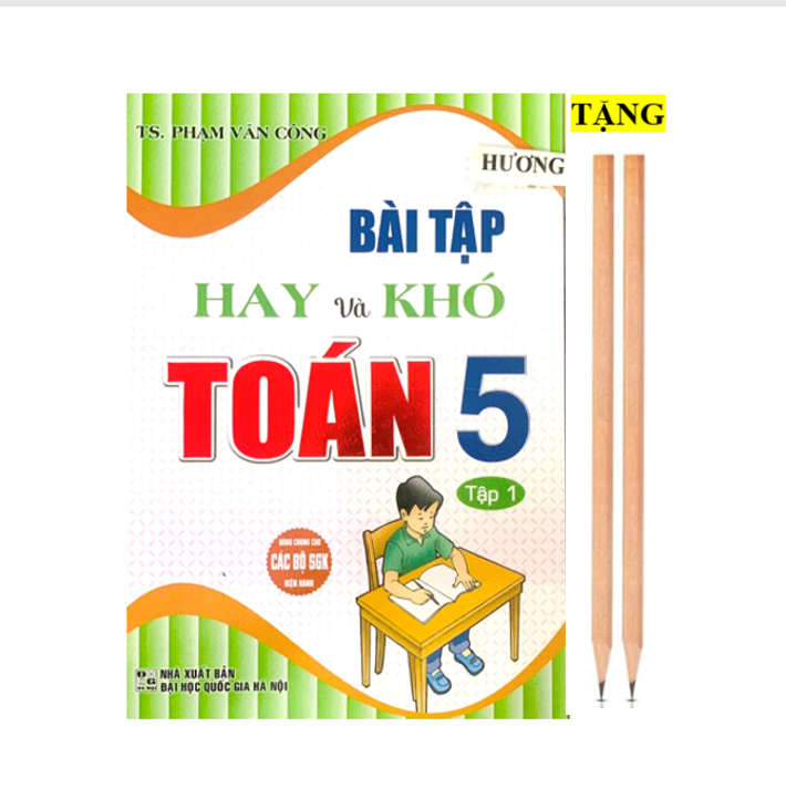 Sách - Bài tập hay và khó toán 5 Tập 2 (dùng chung các bộ sgk hiện hành) - HA