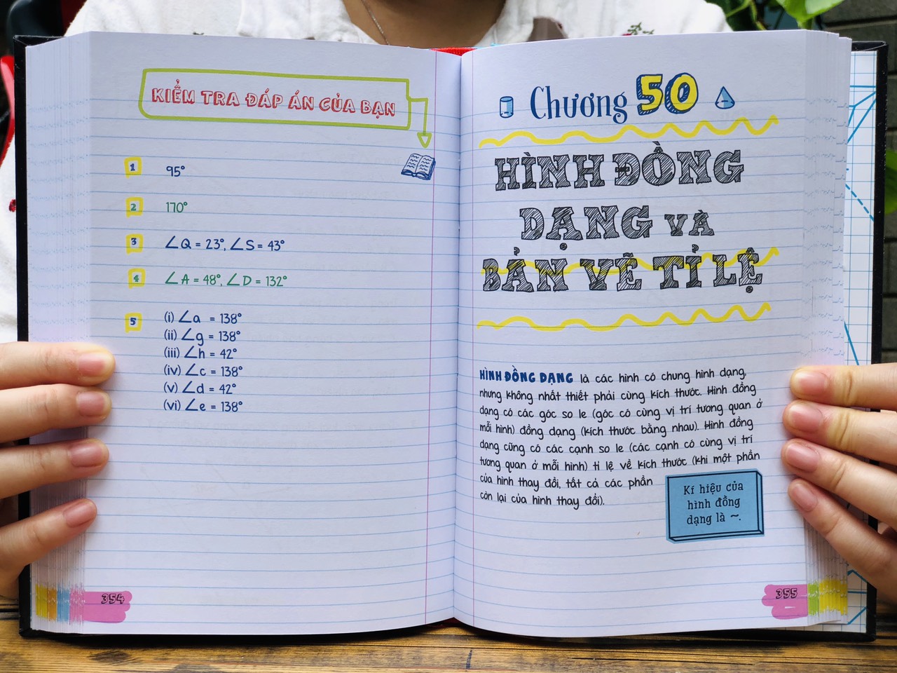 Sách sổ tay toán học và sổ tay khoa học big fat notebooks - bìa cứng in màu ( tiếng việt, lớp 4 - lớp 9 )