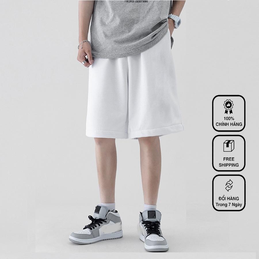 Quần Short Đùi Trơn unisex MONSTERX thể thao basic nam nữ oversize phong cách đường phố Hàn Quốc Ulzzang