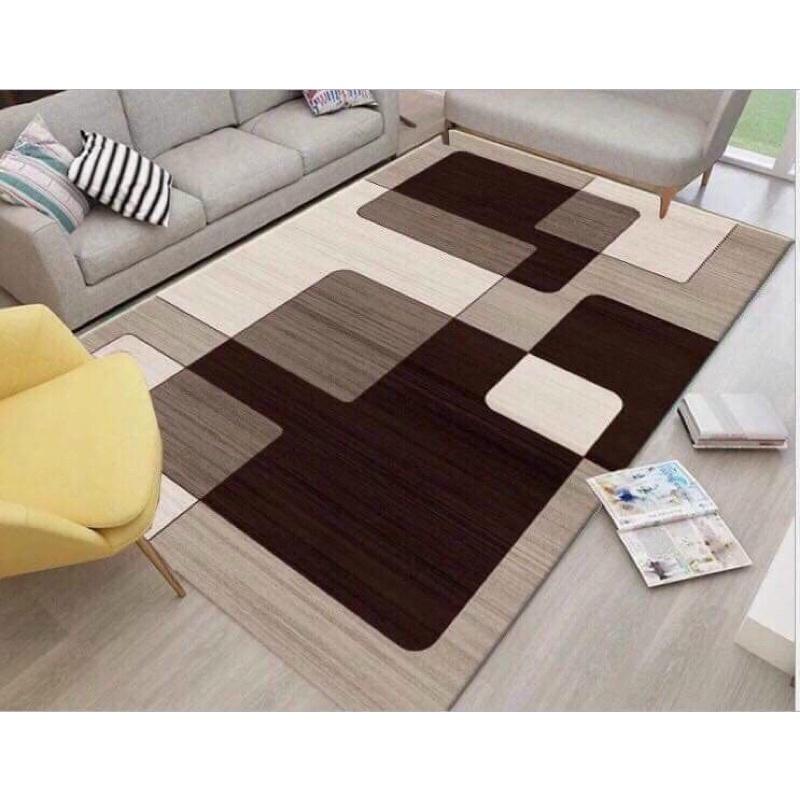 Thảm trải sàn Bali 5D mẫu đuôi công 1m6x2m3 và 2mx3m