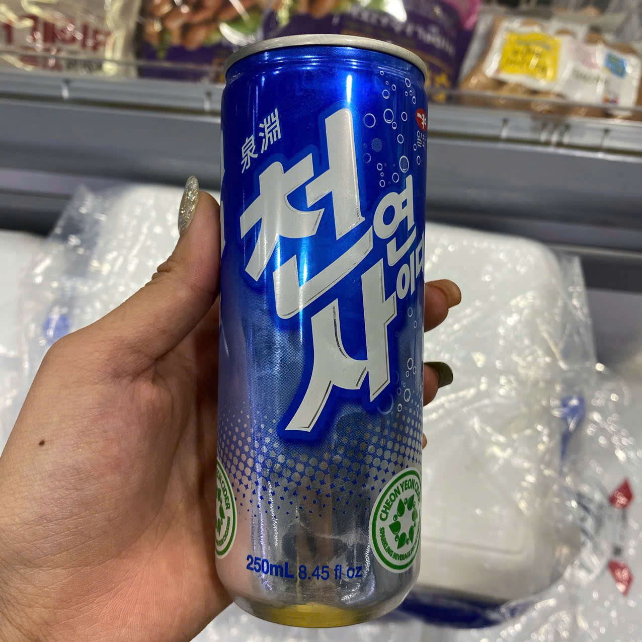 Nước Giải Khát Thiên Nhiên Cider Ilh wa Hàn Quốc Lon 250ML/ 일화) 천연사이다 250ML