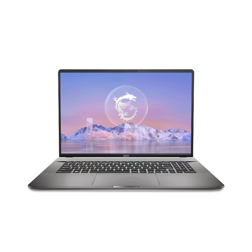 Laptop MSI Creator Z17 HX Studio (A13VGT -068VN) (i7 13700HX 32GB RAM/2TB SSD/RTX4070 8G/17.0 inch QHD+ 165Hz Touch/Bút cảm ứng/Win 11/Xám/Vỏ nhôm) - Hàng Chính Hãng