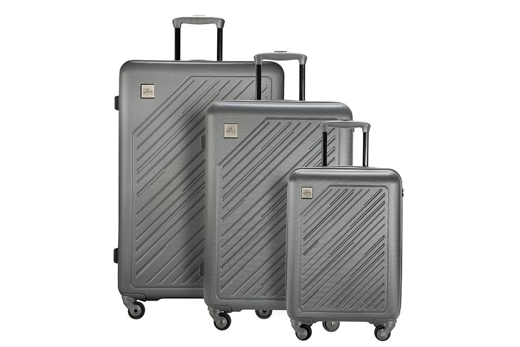 Vali du lịch Skyway Camano size 20/24/28 inch, nhựa cứng ABS, Thương hiệu Mỹ, 1 đổi 1 bể vỡ - White (Trắng)