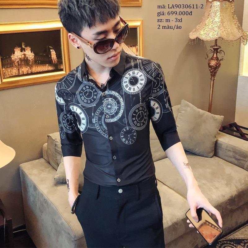 Áo sơ mi nam body Hàn Quốc